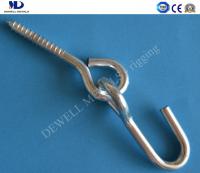 ART.17-43 STAINLESS STEEL HAMMOCK HOOK WITH WOODEN SCREW