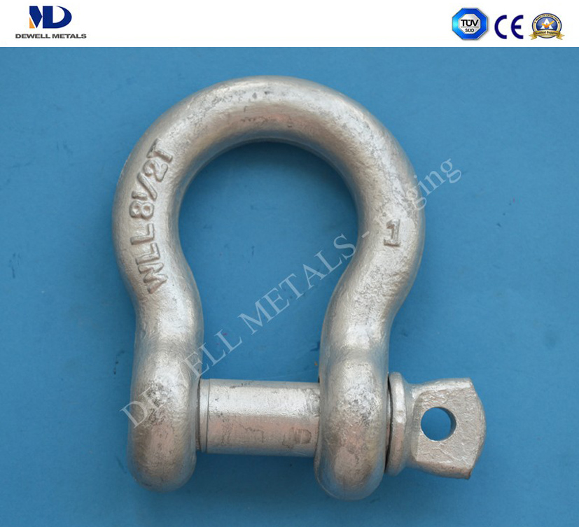 ART.1-2 Drop Forged Bow Shackles G209 W/Screw Collar Pin Conformed to U.S.Federal Specification