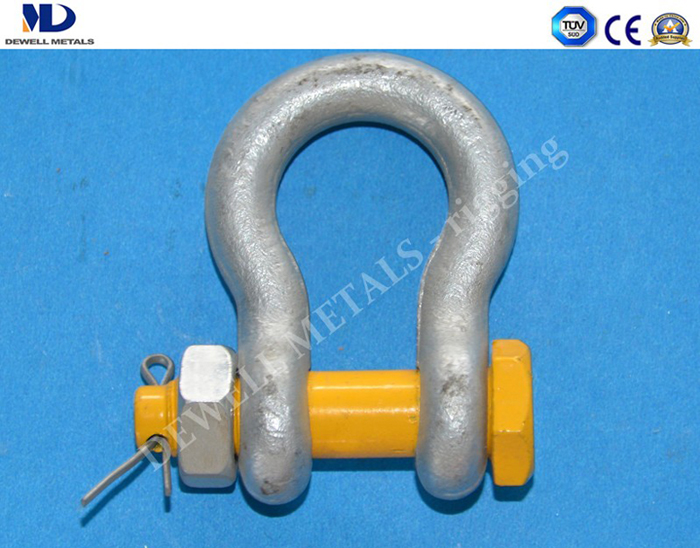 Art.1-4 DROP FORGED BOW SHACKLES G2130 W/SAFETY PIN CONFORMED TO U.S.FEDERAL SPECIFICATION