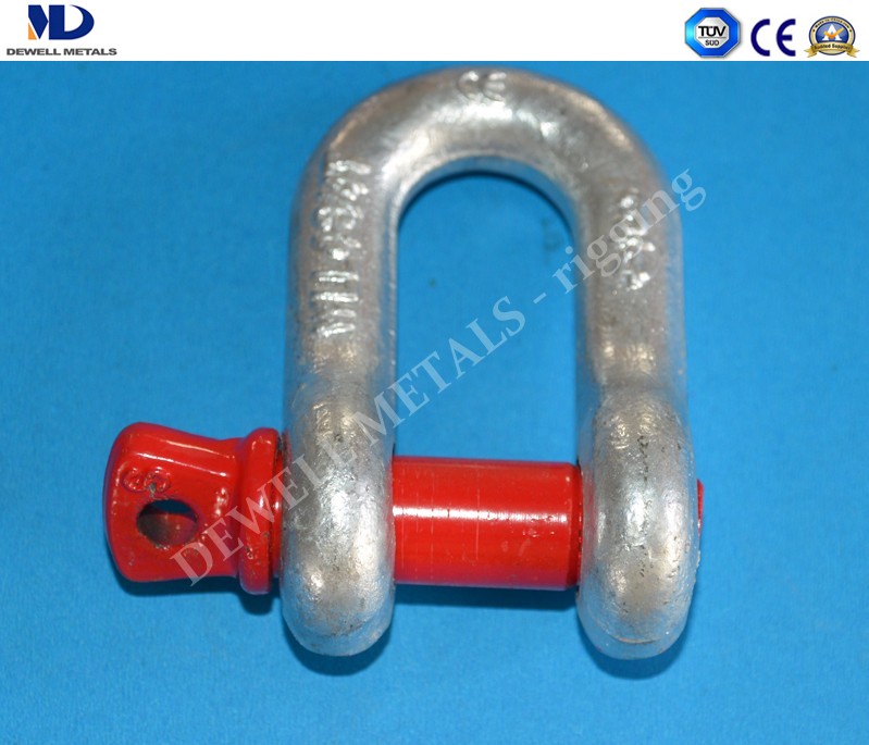 Art.1-1 Drop Forged Dee Shackle G210 W/Screw Collar Pin Conformed to U.S. Federal  Specification