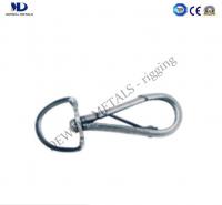 Art.6-8 SNAP HOOK WITH SEMICIRCLE SWIVEL,NICKLE PLATED