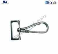 Art.6-9 SNAP HOOK WITH RECTANGLE SWIVEL,NICKLE PLATED