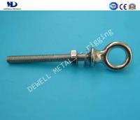 ART.17-19 STAINLESS STEEL EYE BOLT LONG TYPE WITH WASHER AND NUT